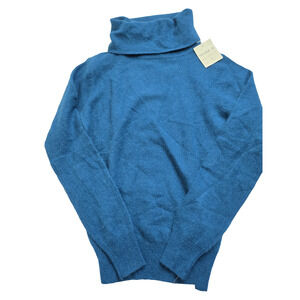 Vintage Nicole D Sweater‎ Size Small Lambswool Angora Blue